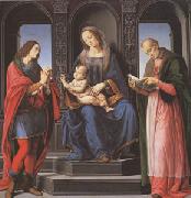 LORENZO DI CREDI The Virgin and child with st Julian and st Nicholas of Myra (mk05) Spain oil painting artist